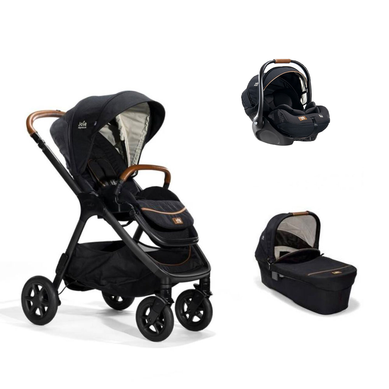 JOIE-Pack Trio Poussette Finiti + Siège Auto I-Level + Nacelle Ramble XL