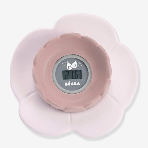 Thermomètre de bain Beaba de bain Lotus Old Pink