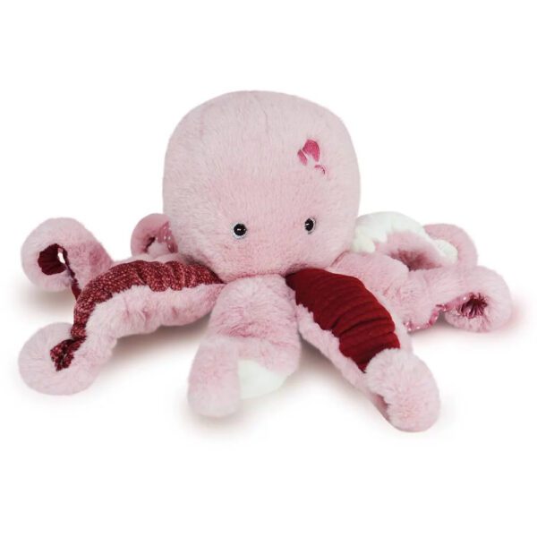 pieuvre peluche rose