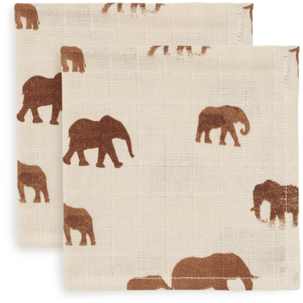 LANGE GAZE DE COTON LARGE 115x115cm SAVANNAH (2pack)