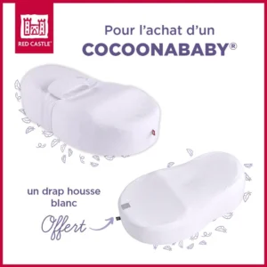 Béaba Pack Cocoonababy avec drap + drap offert Blanc