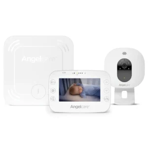ANGELCARE-Babyphone vidéo avec détecteur de mouvements AC327 Blanc