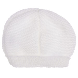 MANUFACTURE DE LA FAYETTE-Bonnet de naissance Blanc 0-1 mois