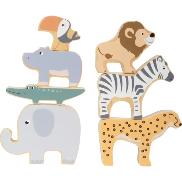 SMALLFOOT-Les animaux du safari à empiler
