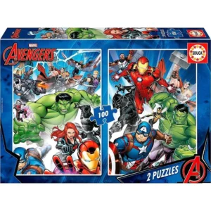 Puzzle double Avengers 2x100 pièces