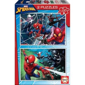Puzzle double Spider-Man 2x100 pièces
