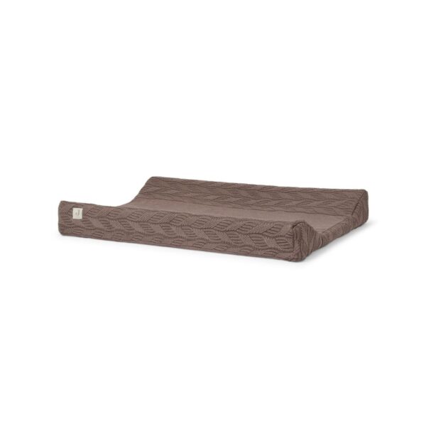 JOLLEIN-Housse matelas à langer 50x70cm Spring Knit Chestnut