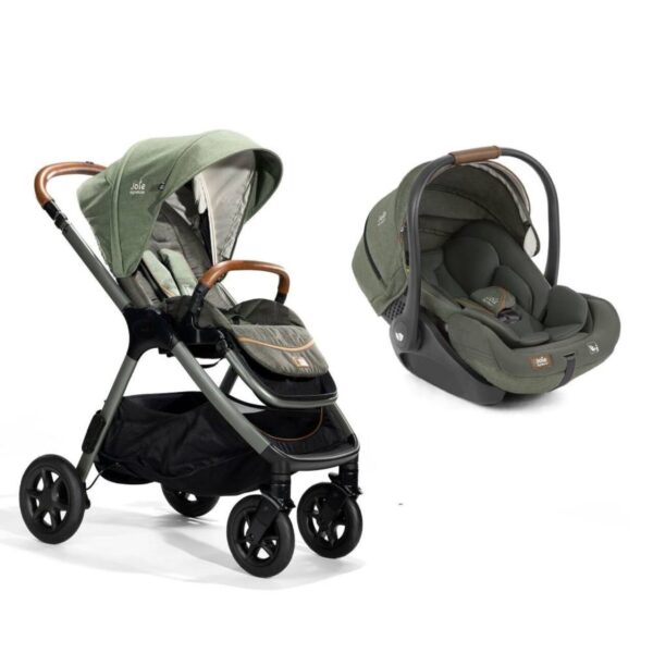 JOIE-Poussette duo Finiti Pine + siège auto I-Level Recline