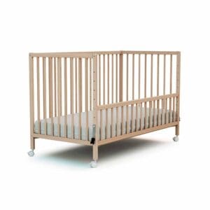 Webaby Lit bébé Cododo Hêtre Brut