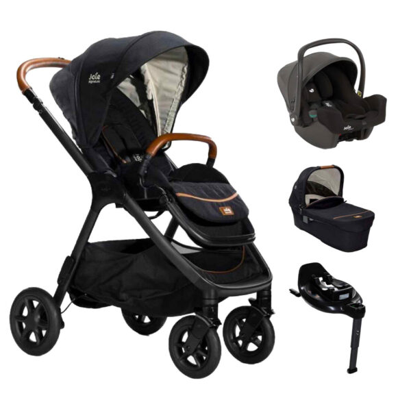 JOIE-Poussette quatro Finiti + siège auto I-Snug 2 + nacelle Ramble signature XL +i-Base™ Encore