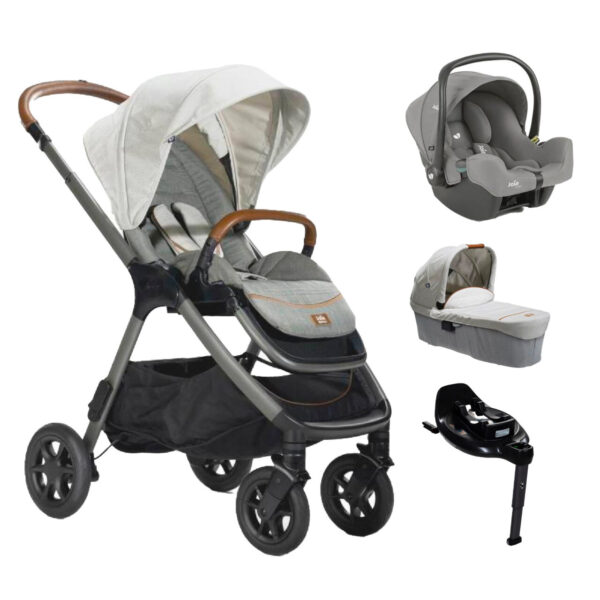 JOIE-Poussette quatro Finiti + siège auto I-Snug 2 + nacelle Ramble signature XL +i-Base™ Encore