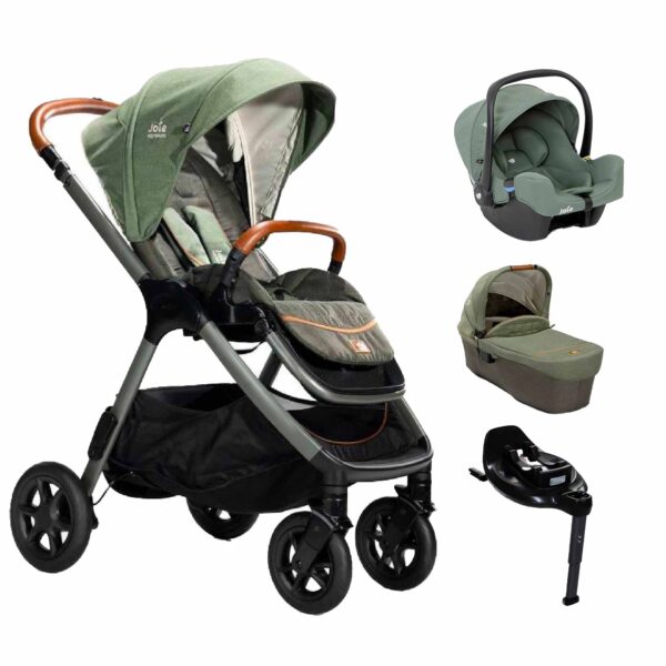 JOIE-Poussette quatro Finiti + siège auto I-Snug 2 + nacelle Ramble signature XL +i-Base™ Encore