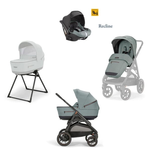 Poussette TRIO System Quattro Aptica XT Darwin Recline Igloo grey