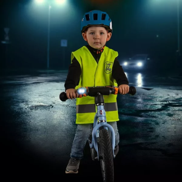 MyBuddyGuard Gilet jaune haute visibilité pour enfants 80-104